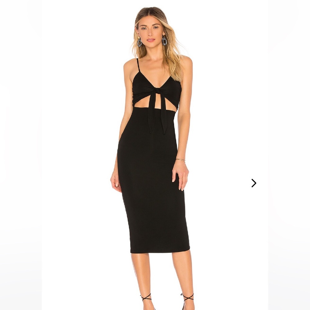 Lovers and Friends Elise Midi in Black